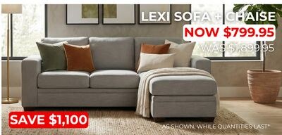 LEXI SOFA + CHAISE