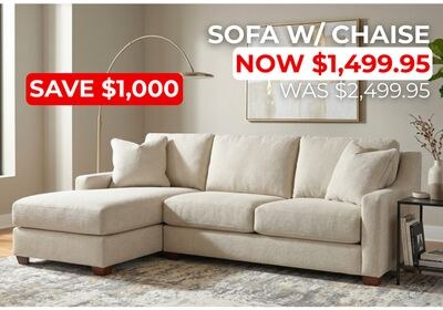 SOFA W/ CHAISE