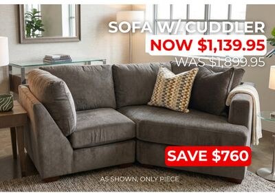 SOFA W/ CUDDLER