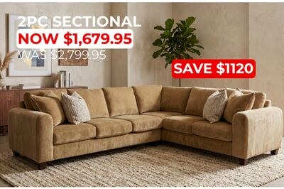 2PC SECTIONAL