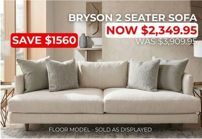 BRYSON 2 SEATER SOFA