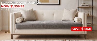 SOFA WITH ONE CUSHION