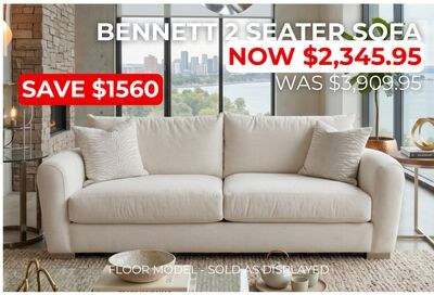 BENNETT 2 SEATER SOFA
