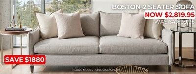 BOSTON 2 SEATER SOFA