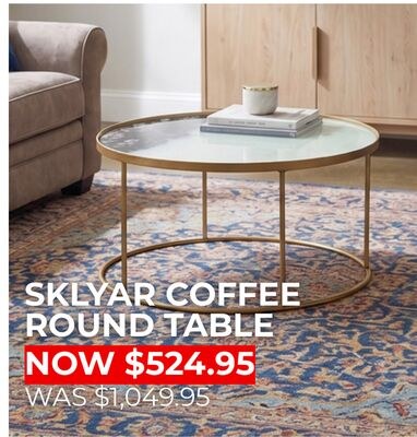 SKLYAR COFFEE ROUND TABLE