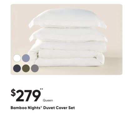 Bamboo Nights® Duvet Cover Set