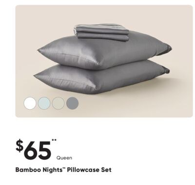 Bamboo Nights™ Pillowcase Set