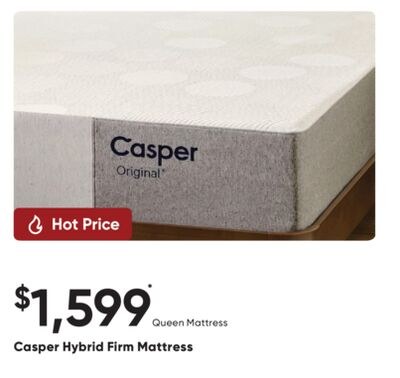 Casper Hybrid Firm Mattress