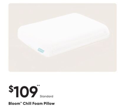 Bloom™ Chill Foam Pillow