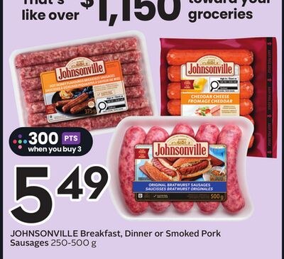 Breakfast, Dinner or Smoked Pork Sausages