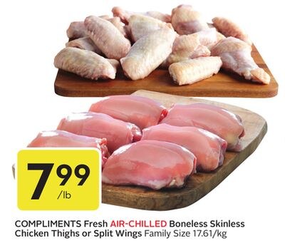 COMPLIMENTS Fresh AIR-CHILLED Boneless Skinless…