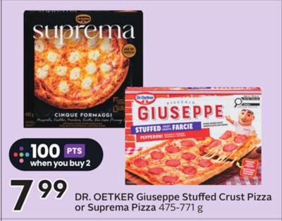 Giuseppe Stuffed Crust Pizza or Suprema Pizza