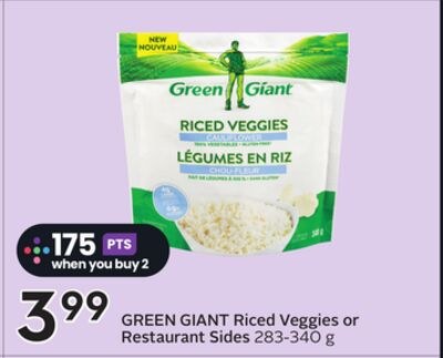 Riced Veggies or Restaurant Sides