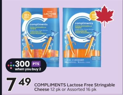 COMPLIMENTS Lactose Free Stringable Cheese