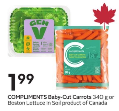 COMPLIMENTS Baby-Cut Carrots