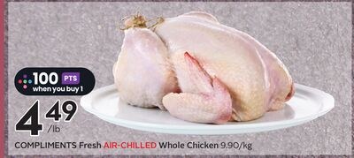 COMPLIMENTS Fresh AIR-CHILLED Whole Chicken