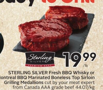 Fresh BBQ Whisky or Montreal BBQ Marinated Bone…