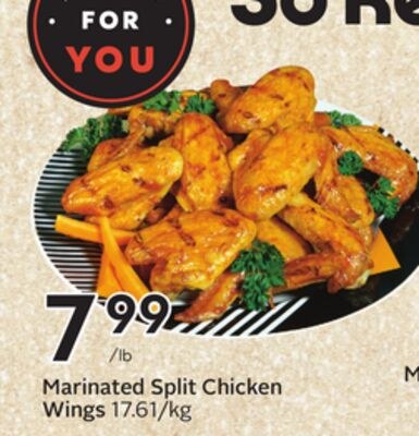 Marinated Split Chicken Wings
