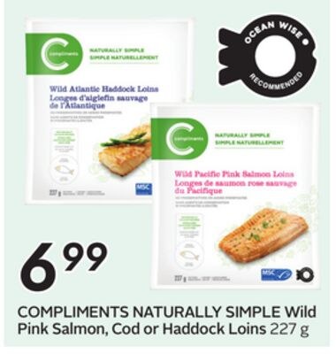COMPLIMENTS NATURALLY SIMPLE Wild Pink Salmon, …