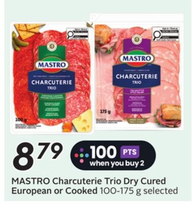 MASTRO Charcuterie Trio Dry Cured European or C…