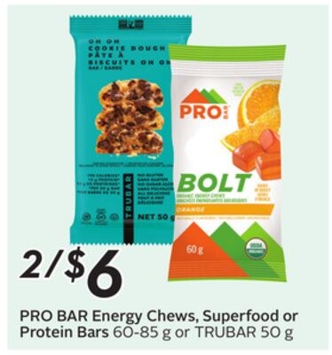 PRO BAR Energy Chews, Superfood or Protein Bars