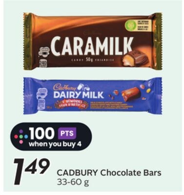CADBURY Chocolate Bars