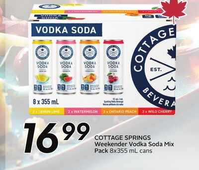 Weekender Vodka Soda Mix Pack