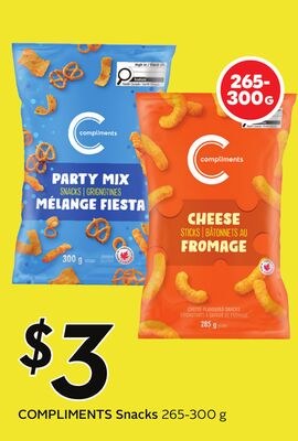 COMPLIMENTS Snacks