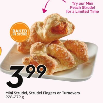 Mini Strudel, Strudel Fingers or Turnovers - Pe…