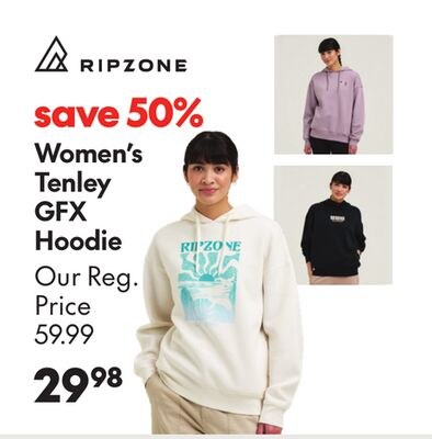 RIPZONE WOMEN'S TENLEY GFX HOODIE