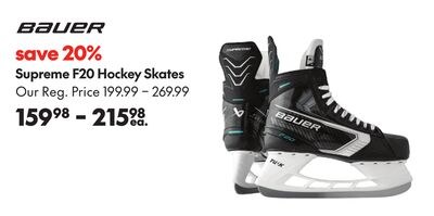 BAUER SUPREME F20 HOCKEY SKATES
