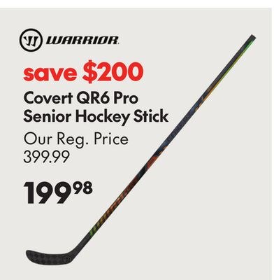 WARRIOR COVERT QR6 PRO SENIOR HOCKEY STICK