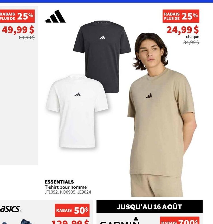 adidas ESSENTIALS T-shirt pour homme