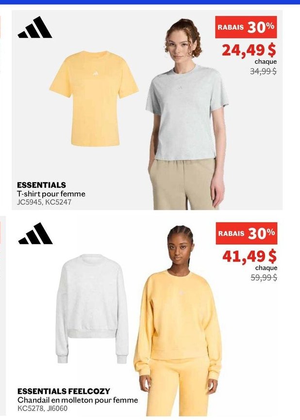 Adidas Essentials T-shirt pour femme