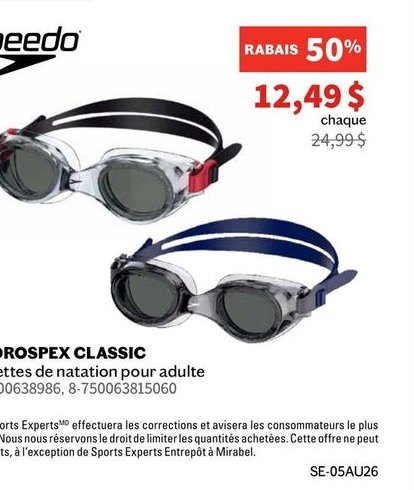 Speedo HYDROSPEX CLASSIC Lunettes de natation p…
