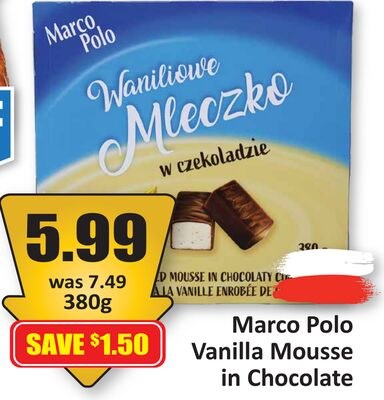 Marco Polo Vanilla Mousse in Chocolate