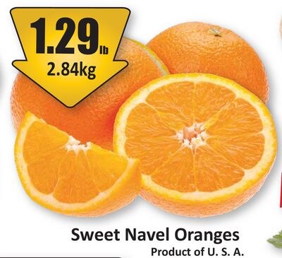 Sweet Navel Oranges
