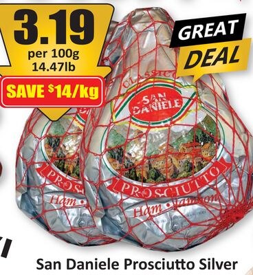 San Daniele Prosciutto Silver