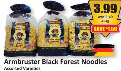 Armbruster Black Forest Noodles