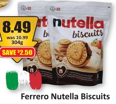 Ferrero Nutella Biscuits