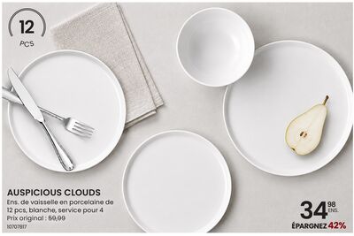 AUSPICIOUS CLOUDS Ens. de vaisselle en porcelai…