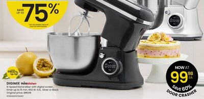 DIGIMIX 8-Speed Stand Mixer with digital screen