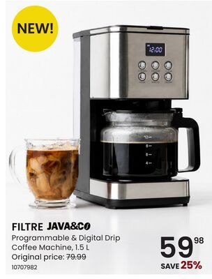FILTRE Programmable & Digital Drip Coffee Machi…
