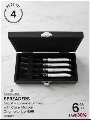 SPREADERS Set of 4 Spreader Knives