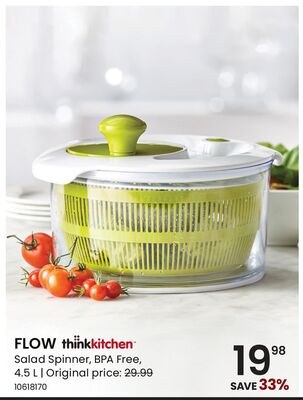 FLOW thinkkitchen Salad Spinner