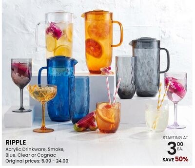 RIPPLE Acrylic Drinkware