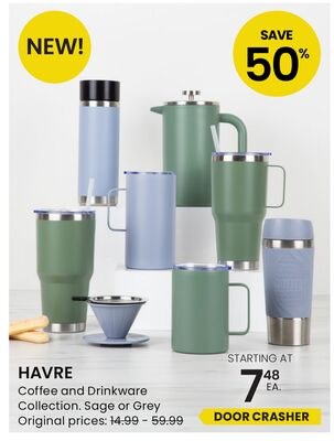 HAVRE Coffee and Drinkware Collection