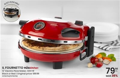 IL FOURNETTO 12" Electric Pizza Makes