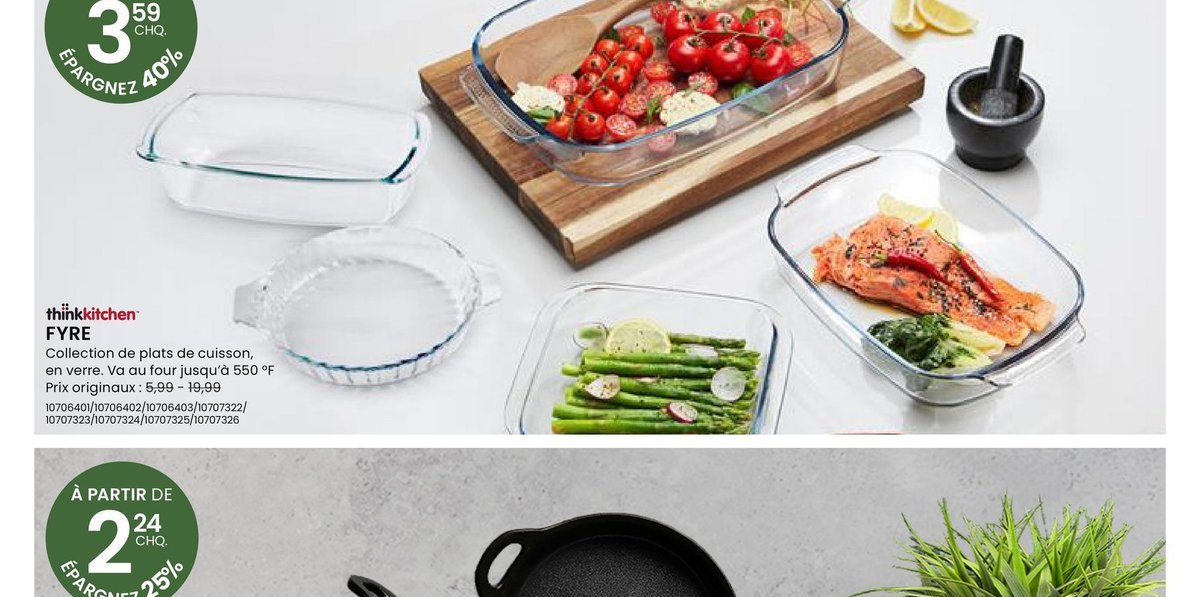 thinkKitchen FYRE Collection de plats de cuisso…