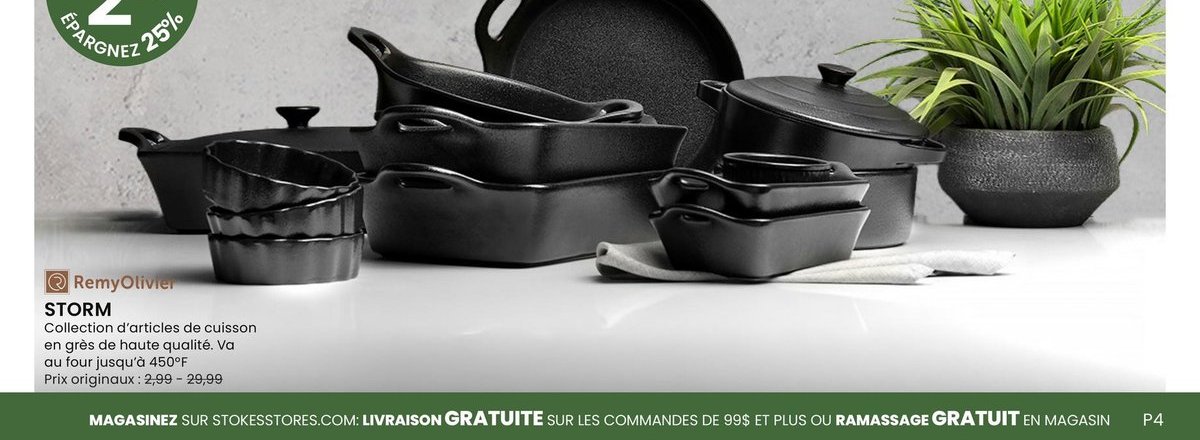 RemyOlivier STORM Collection d'articles de cuis…